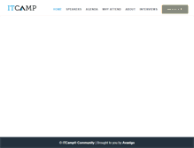 Tablet Screenshot of itcamp.ro